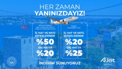 Hava taşımacılığının yeni aktörü AJet, sosyal sorumluluk projeleriyle de öne