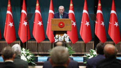Cumhurbaşkanı Erdoğan, Cumhurbaşkanlığı Kabinesi Toplantısı’nın ardından yaptığı açıklamada, “İsrail’in saldırılarını