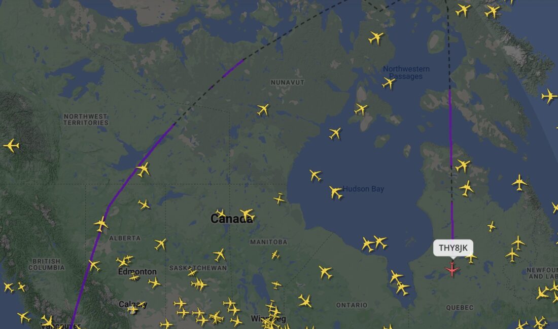 THY'nin Seattle-İstanbul seferini yapan uçağı, kaptanın uçuş sırasında vefatı nedeniyle