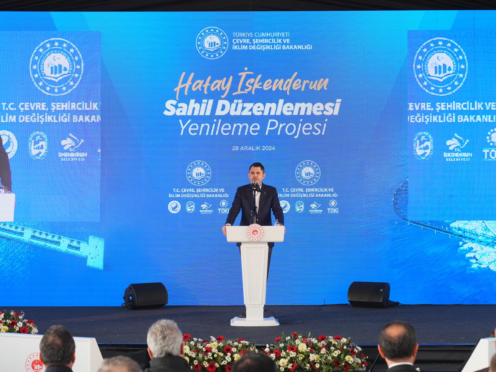 İskenderun Sahil Projesi’nin Türkiye’nin sahillerinde yapılan en büyük düzenleme projesi