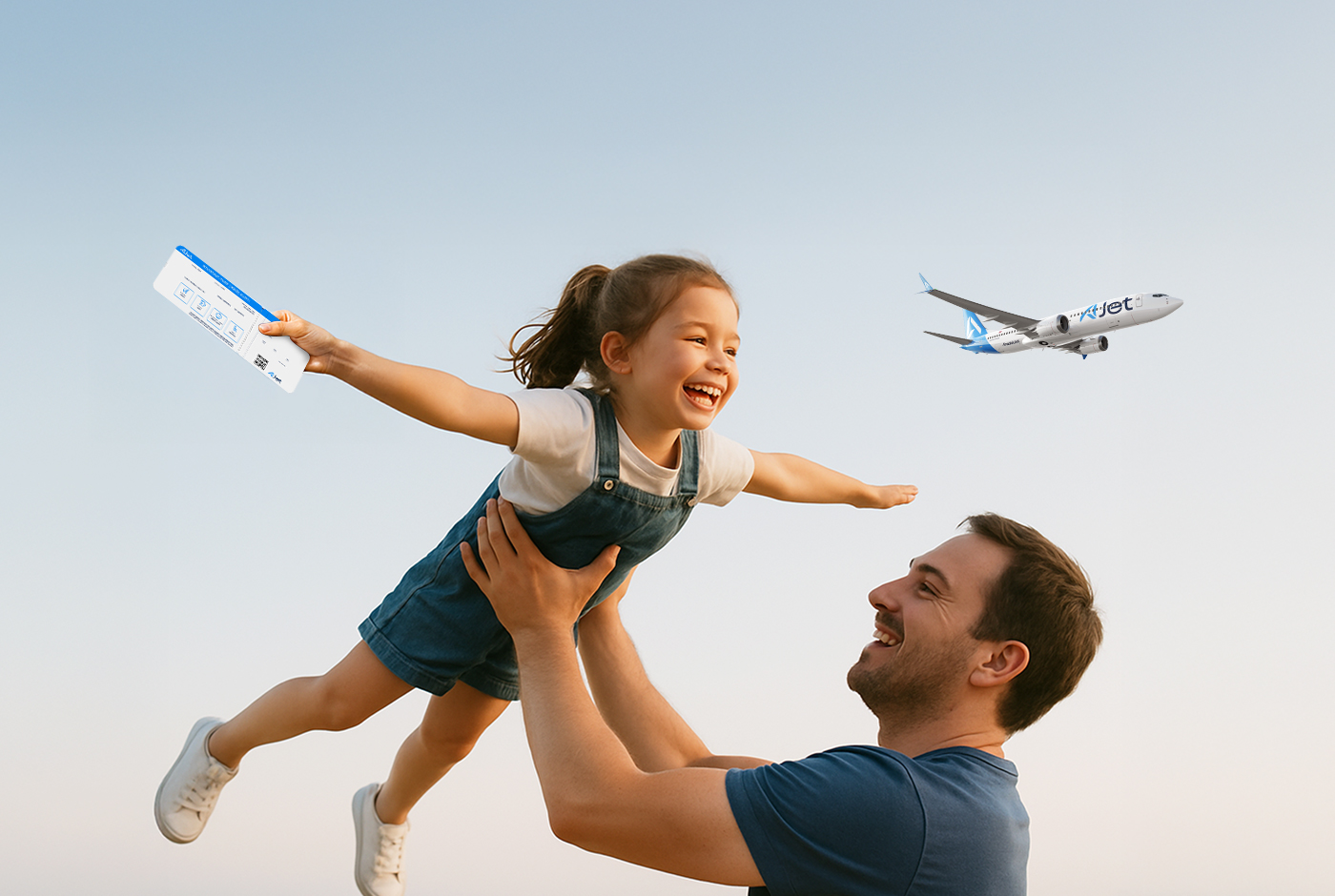 Türkiye’nin en genç hava yolu markası AJet, Babalar Günü’ne özel