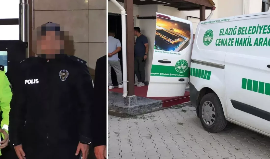 Elazığ’da evinde eşini başka bir adamla yakalayan başkomiser M.K., çıkan