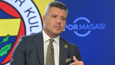 Fenerbahçe Kulübü Başkanı Sadettin Saran, Chobani Stadı’nda düzenlediği basın toplantısında