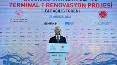 Ulaştırma ve Altyapı Bakanı Abdulkadir Uraloğlu, Sabiha Gökçen Uluslararası Havalimanı