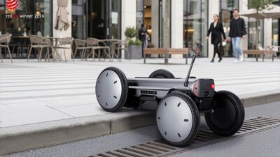 Hyundai Motor Grubu’nun Robotics LAB birimi tarafından geliştirilen mobil robot