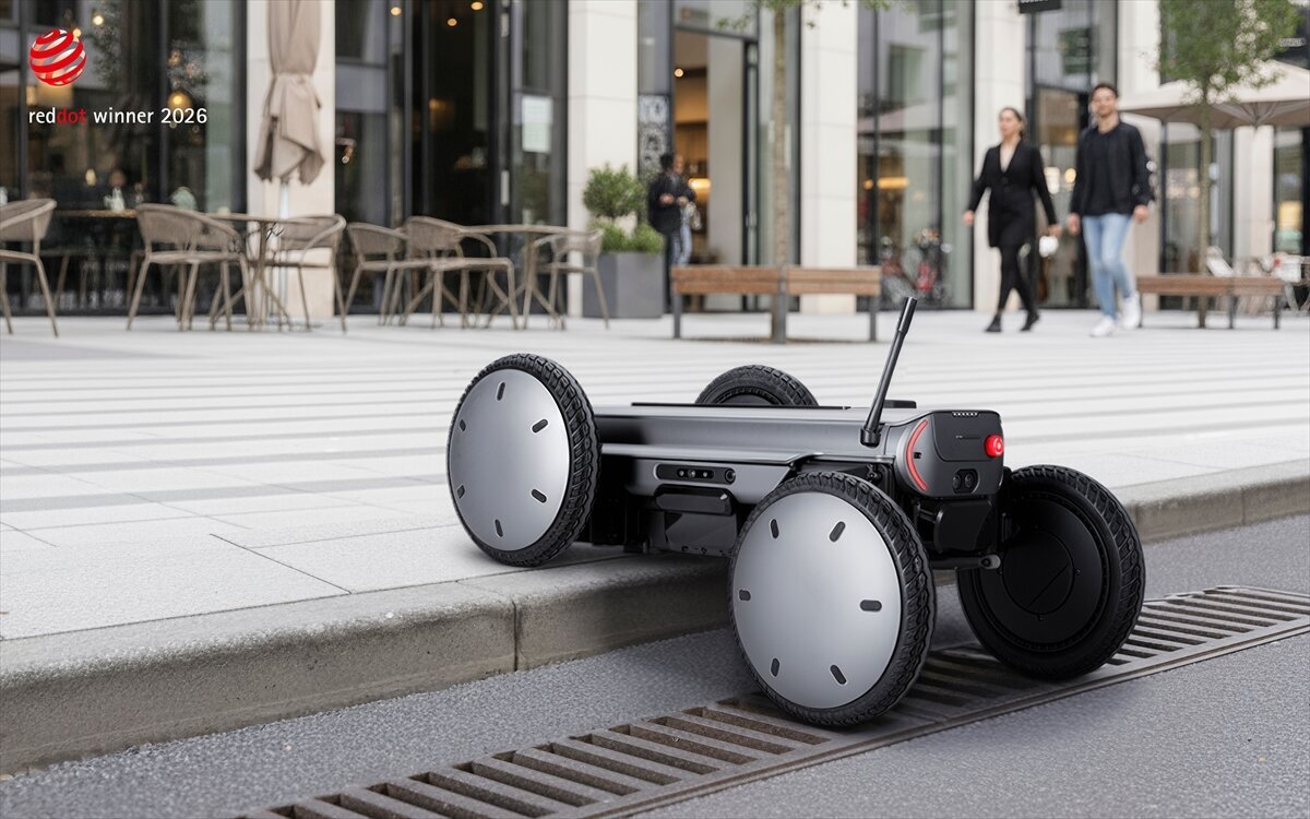 Hyundai Motor Grubu’nun Robotics LAB birimi tarafından geliştirilen mobil robot