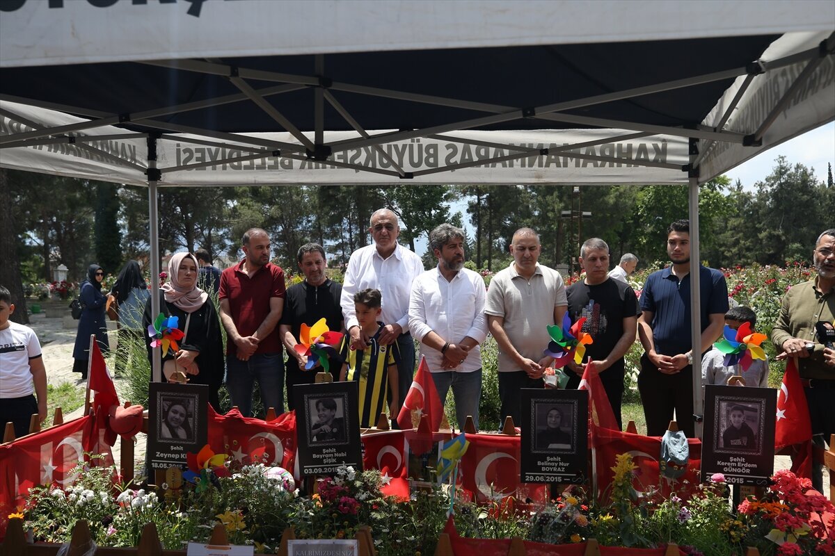 Kahramanmaraş’ta Ayser Çalık Ortaokulu’na düzenlenen silahlı saldırıda yaşamını yitiren öğrenciler,