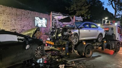 Beşiktaş’ta gece saatlerinde meydana gelen korkunç trafik kazası genç bir