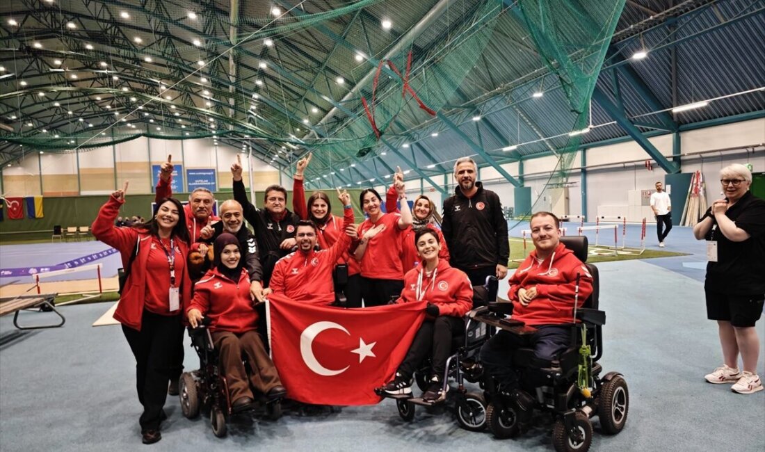 Para milli sporcu Öner Bozbıyık, Finlandiya’da düzenlenen Dünya Boccia Challenger