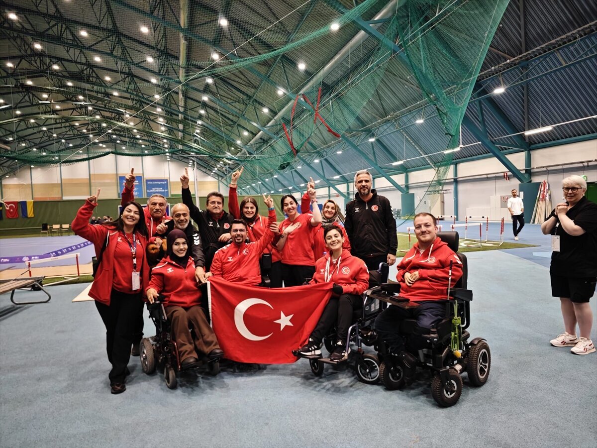 Para milli sporcu Öner Bozbıyık, Finlandiya’da düzenlenen Dünya Boccia Challenger