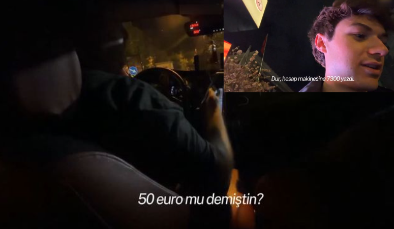 ABD’li yayıncıyı taksimetresiz götüren taksiciye ağır ceza: Aldığının 15 katını ödedi İstanbul'da Travis Scott etkinliği sonrası taksiye binen ABD'li sosyal medya