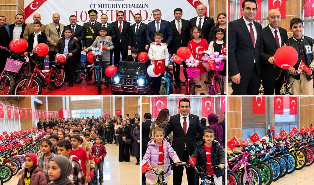 İSTAF’tan Cumhuriyet’in 103. yılında 103 çocuğa 103 bisiklet Uluslararası Bilim, Düşünce ve Sanat Derneği (İSTAF), Cumhuriyet’in 103. yılı