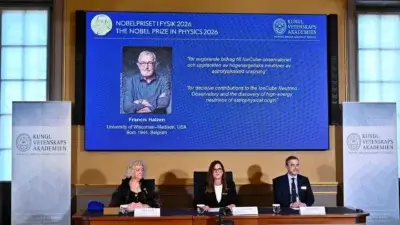 İsveç Kraliyet Bilimler Akademisi, bu yılki Nobel Fizik Ödülü'nün, Antarktika'daki